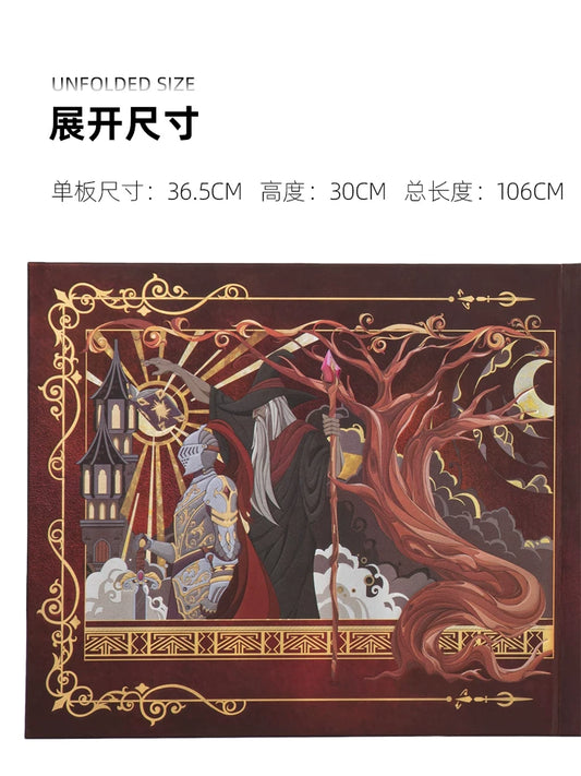 Ultra-Thin Magnetic DM Screen for D&D Tabletop RPG, Foldable Portable Game Master Privacy Screen