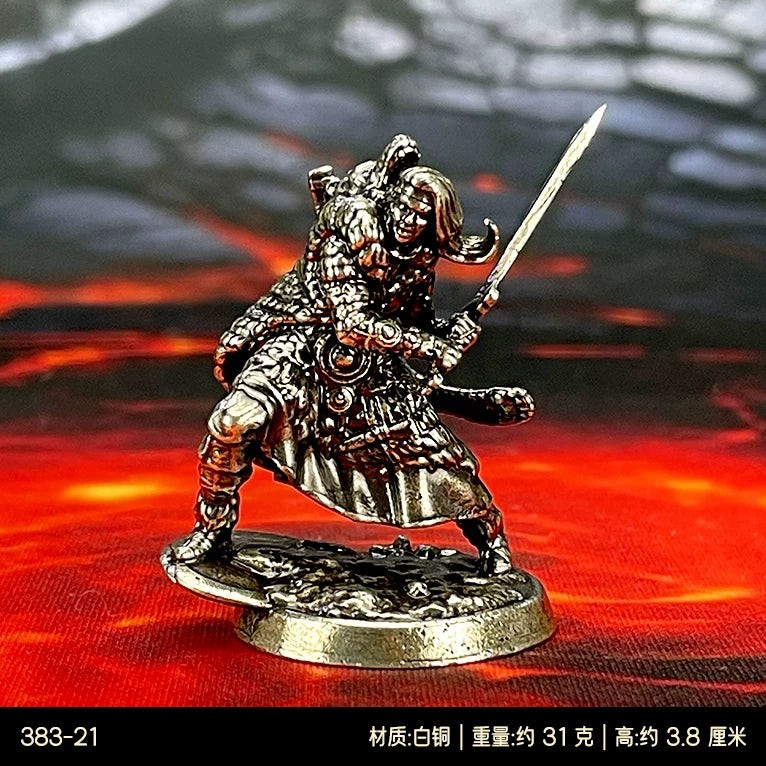1/48 Scale Metal Tabletop RPG Miniatures - Unpainted Hell Lord & Fantasy Heroes Figure Models for DND Painting