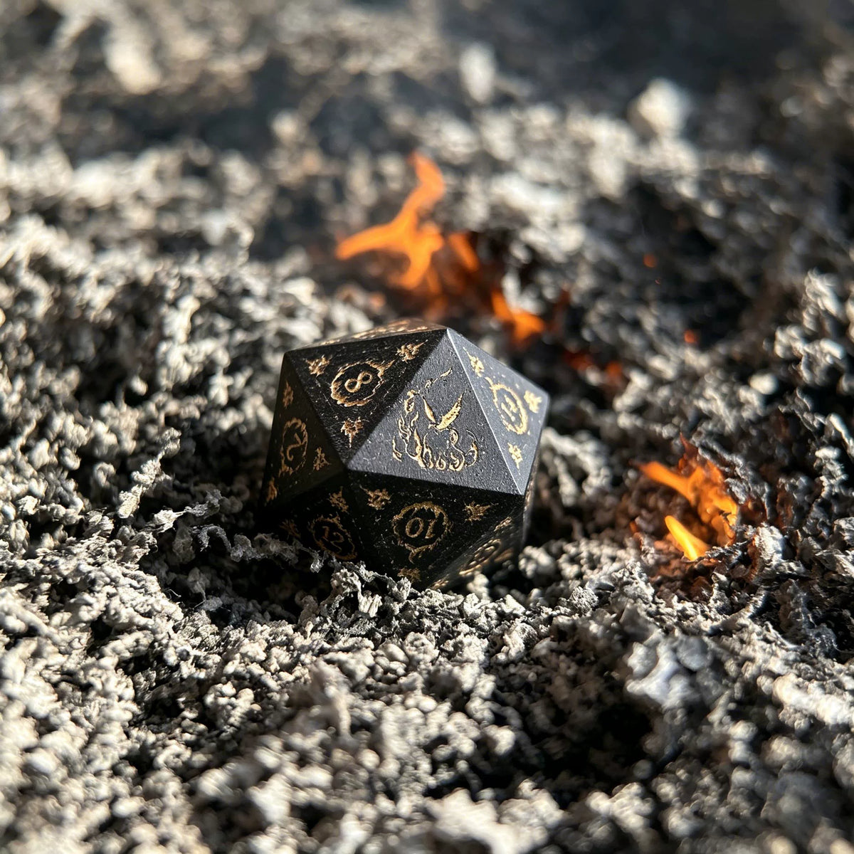 Natural Rosewood Polyhedral DND Dice Set, 7-Piece Wooden RPG Gaming Dice for Dungeons and Dragons, COC, Tabletop Fantasy Games