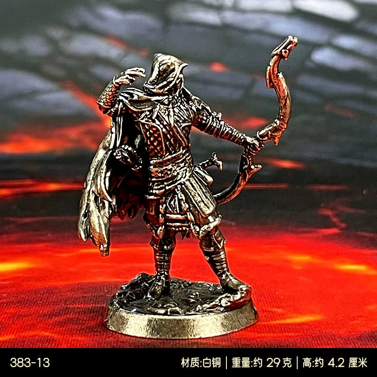 1/48 Scale Metal Tabletop RPG Miniatures - Unpainted Hell Lord & Fantasy Heroes Figure Models for DND Painting