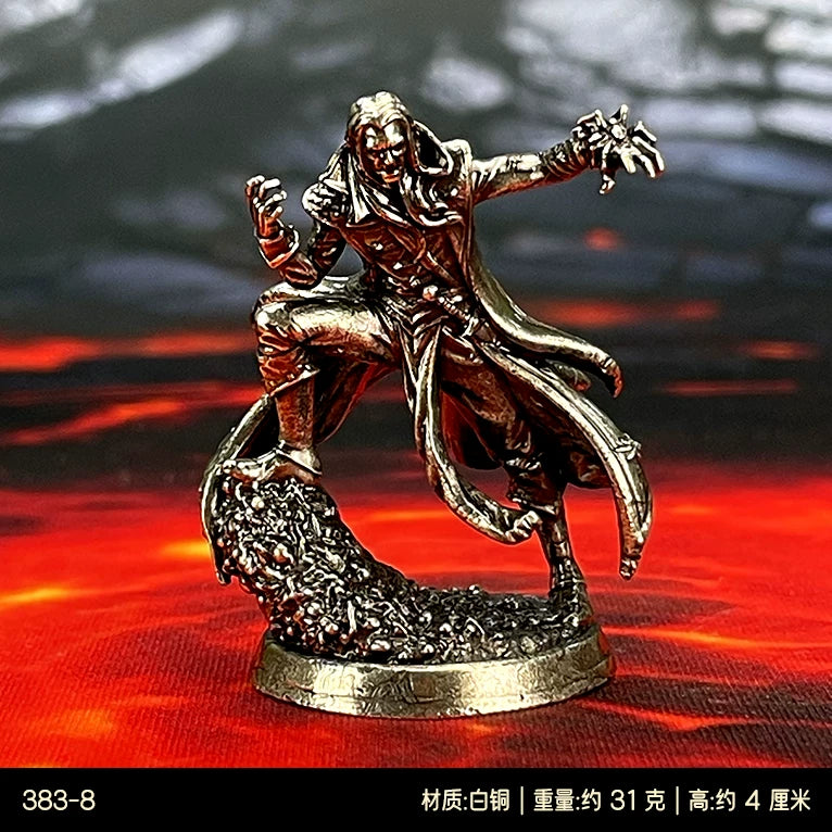 1/48 Scale Metal Tabletop RPG Miniatures - Unpainted Hell Lord & Fantasy Heroes Figure Models for DND Painting