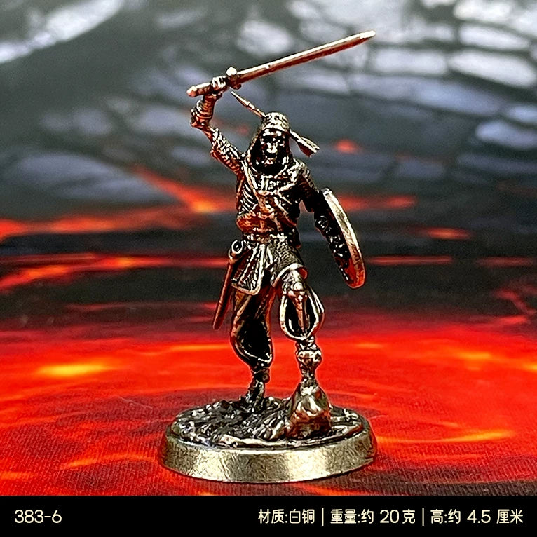 1/48 Scale Metal Tabletop RPG Miniatures - Unpainted Hell Lord & Fantasy Heroes Figure Models for DND Painting