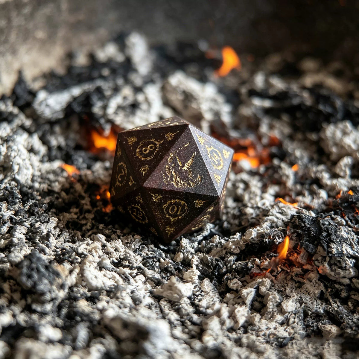 Handcrafted Natural African Rosewood DND Dice Set, 7-Piece Polyhedral Wood Dice for TTRPG, D&D, COC Tabletop Roleplaying Games