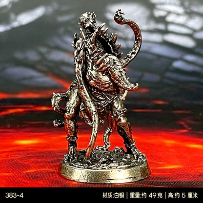 1/48 Scale Metal Tabletop RPG Miniatures - Unpainted Hell Lord & Fantasy Heroes Figure Models for DND Painting