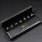 Mini Planet DND Dice Set Handmade Resin Tabletop RPG Dice for Dungeons and Dragons Galaxy Black