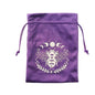 Luxury Velvet Tarot Card Drawstring Bag - Soft Storage Pouch for Oracle Cards, Crystals, Dice and Jewelry (13x18cm)