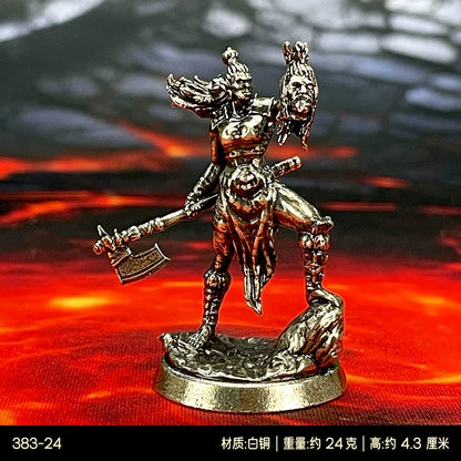 1/48 Scale Metal Tabletop RPG Miniatures - Unpainted Hell Lord & Fantasy Heroes Figure Models for DND Painting