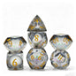 Liquid Core Quicksand Resin DND Dice Set for Dungeons & Dragons TRPG RPG Tabletop Gaming