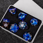 Demon Eye Polyhedral Dice Set for DND & COC Tabletop RPG, Fantasy D20 D6 Gaming Dice with Box