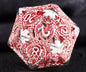 Hollow Metal Polyhedral DND Dice Set, Dragon Theme D20 Tabletop RPG Dice for D&D, Call of Cthulhu, Pathfinder, TRPG Games