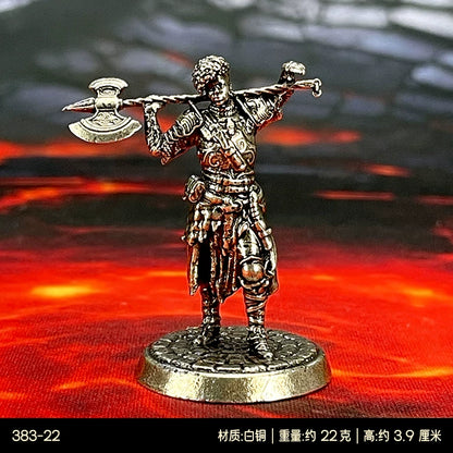1/48 Scale Metal Tabletop RPG Miniatures - Unpainted Hell Lord & Fantasy Heroes Figure Models for DND Painting