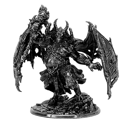 1/48 Scale Metal Tabletop RPG Miniatures - Unpainted Hell Lord & Fantasy Heroes Figure Models for DND Painting
