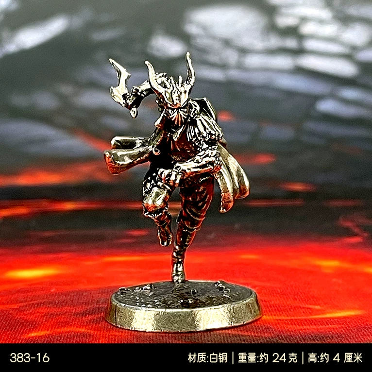 1/48 Scale Metal Tabletop RPG Miniatures - Unpainted Hell Lord & Fantasy Heroes Figure Models for DND Painting