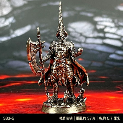 1/48 Scale Metal Tabletop RPG Miniatures - Unpainted Hell Lord & Fantasy Heroes Figure Models for DND Painting