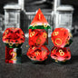 Liquid Core Sharp Edge Resin Dice Set, Floating Dragon Eye Polyhedral D&D TTRPG Tabletop Dice with Metal Box & Velvet Pouch