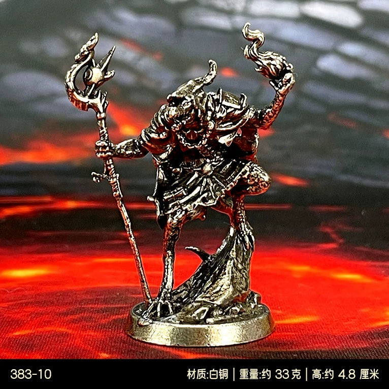 1/48 Scale Metal Tabletop RPG Miniatures - Unpainted Hell Lord & Fantasy Heroes Figure Models for DND Painting