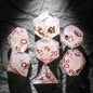Cat dice in dice resin polyhedral dice set - detail view 25