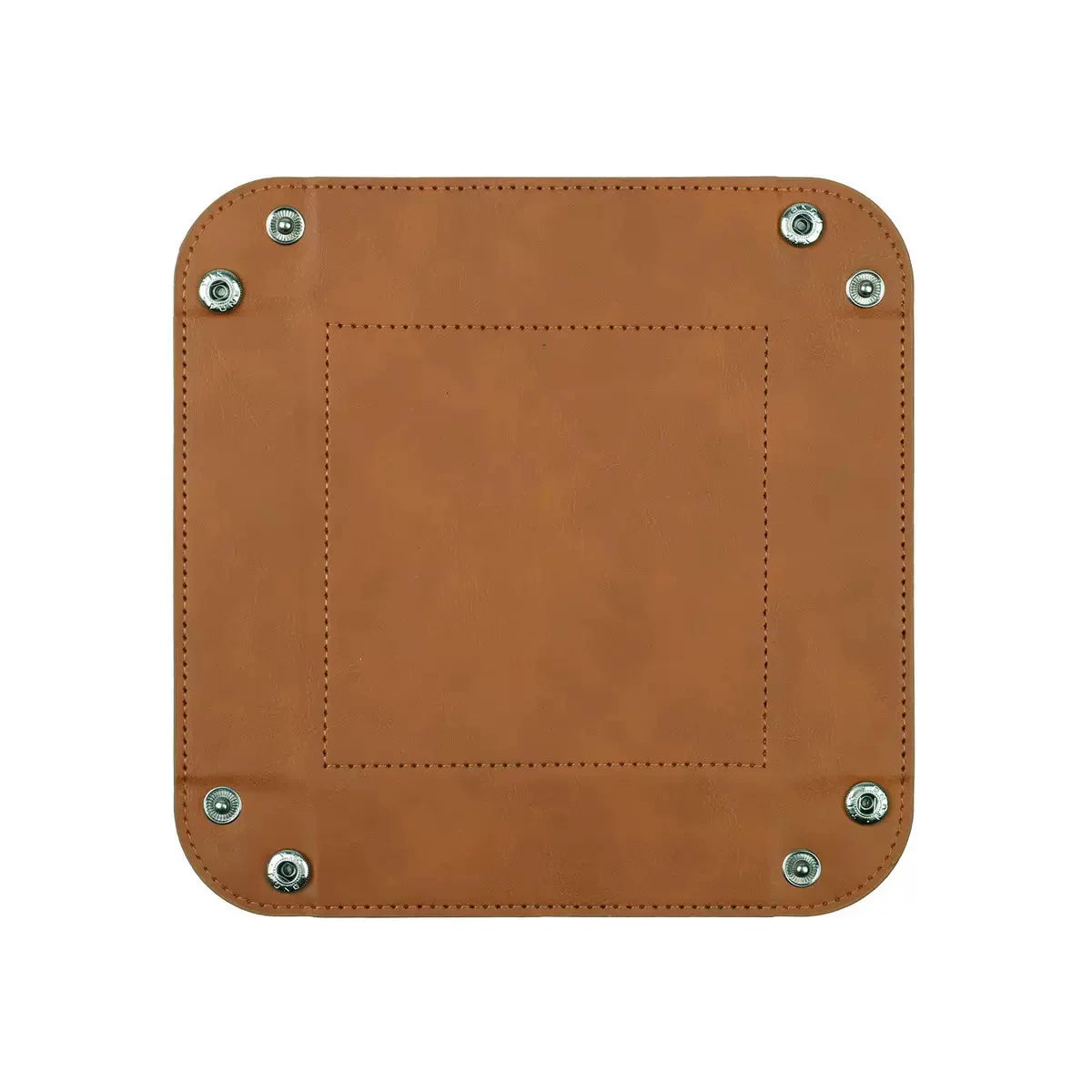 Premium Embossed PU Leather Dice Tray Foldable Rolling Mat for DND RPG Board Games