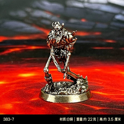 1/48 Scale Metal Tabletop RPG Miniatures - Unpainted Hell Lord & Fantasy Heroes Figure Models for DND Painting
