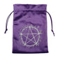 Luxury Velvet Tarot Card Drawstring Bag - Soft Storage Pouch for Oracle Cards, Crystals, Dice and Jewelry (13x18cm)