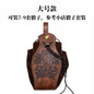 Vintage Drawstring D&D Dice Bag Expandable Dice Rolling Tray Medieval Waist Pouch for RPG Tabletop Gaming