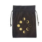 Luxury Velvet Tarot Card Drawstring Bag - Soft Storage Pouch for Oracle Cards, Crystals, Dice and Jewelry (13x18cm)