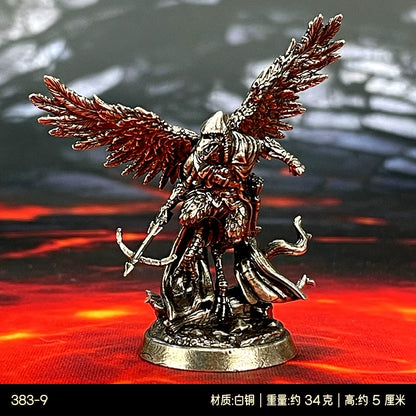 1/48 Scale Metal Tabletop RPG Miniatures - Unpainted Hell Lord & Fantasy Heroes Figure Models for DND Painting