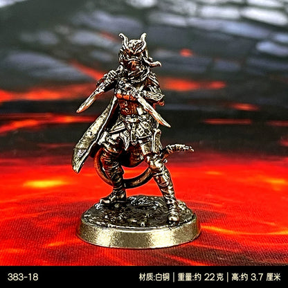 1/48 Scale Metal Tabletop RPG Miniatures - Unpainted Hell Lord & Fantasy Heroes Figure Models for DND Painting