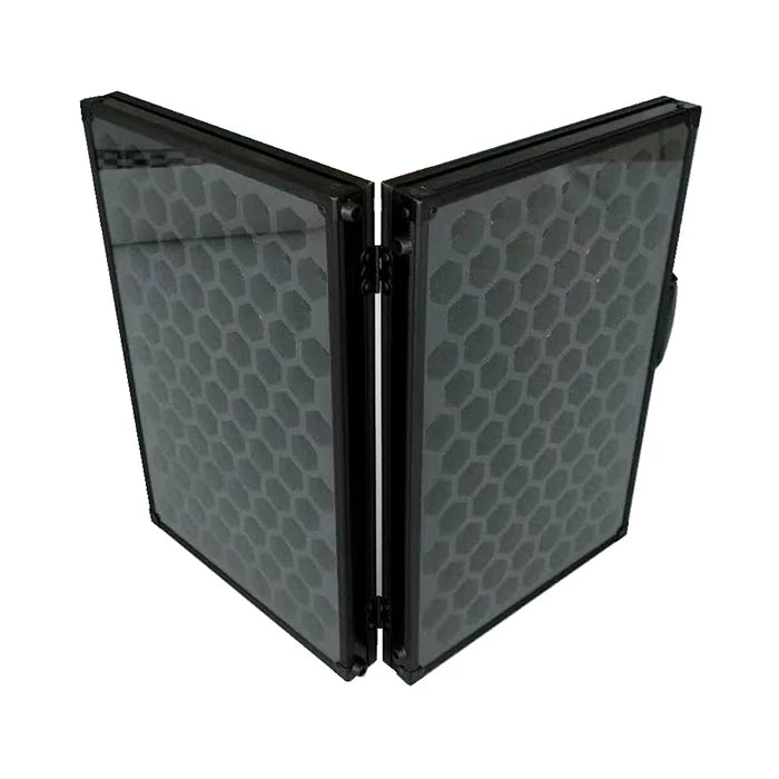 2-in-1 Metal Frame Dice Display Case and Storage Box for DND and Tabletop RPGs