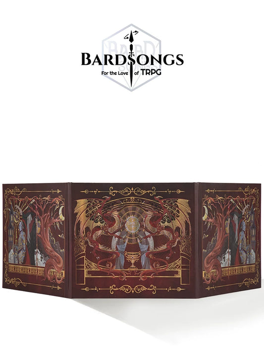 Ultra-Thin Magnetic DM Screen for D&D Tabletop RPG, Foldable Portable Game Master Privacy Screen