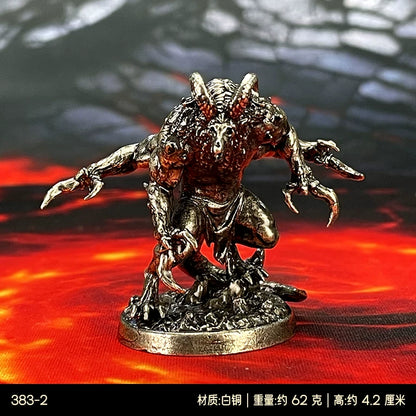1/48 Scale Metal Tabletop RPG Miniatures - Unpainted Hell Lord & Fantasy Heroes Figure Models for DND Painting