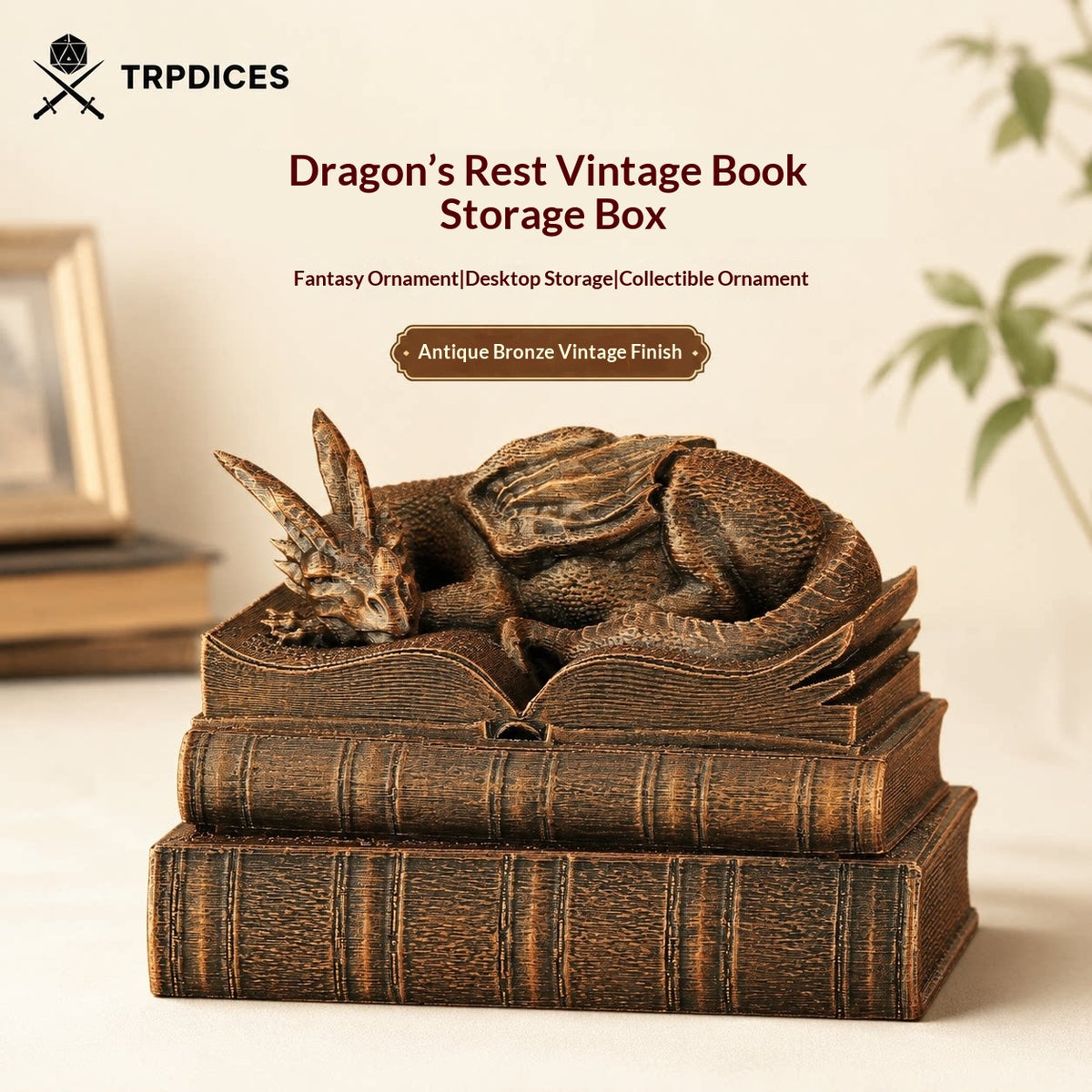 Dice Storage Box | DND & TRPG Polyhedral Display Case